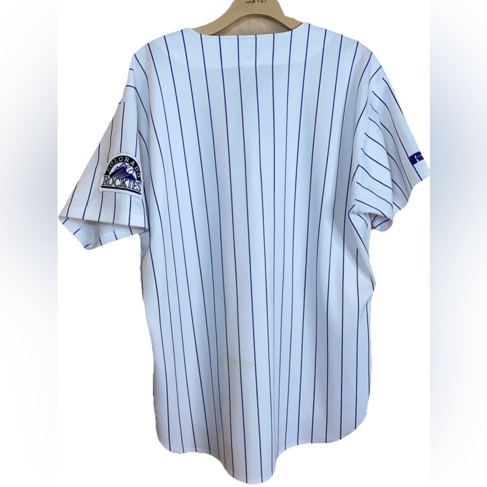 Vintage Colorado Rockies Baseball Jersey Russell Athletic Diamond Collection - Picture 3 of 13